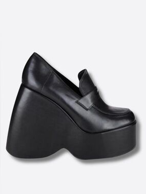 Dolls Kill First Love Platform Wedge Loafers Size 9 NWT